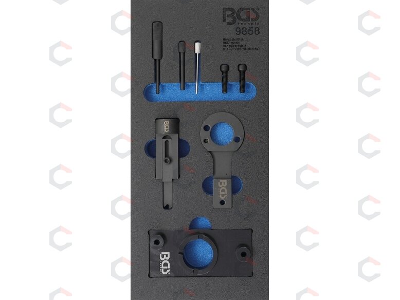 Variklio fiksavimo įrankių rinkinys Opel / Vauxhall 2,0 CDTi EcoFLEX | LFS/B20DTH | 1/3 dėklas (9858)