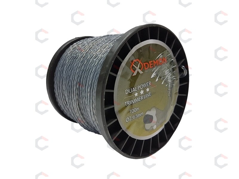 Valas žolei trimeriams | pintas / sustiprintas / suktas | 2.65 mm x 100 m (M830856) 1 Valas žolei trimeriams | pintas / sustiprintas / suktas | 2.65 mm x 100 m (M830856) 1