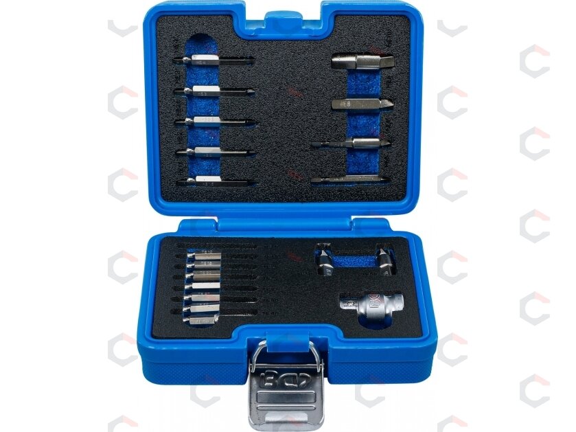 Varžtų ištraukimo rinkinys | vidiniam šešiakampiui 1,5 - 10 mm / T-Star (Torx) | T10 - T55 | 19 vnt. (9173-1) 1 Varžtų ištraukimo rinkinys | vidiniam šešiakampiui 1,5 - 10 mm / T-Star (Torx) | T10 - T55 | 19 vnt. (9173-1) 1