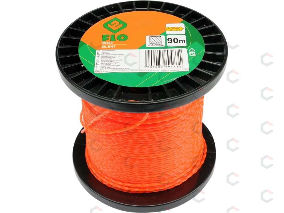 Valas žolei trimeriams | suktas "Silent" | 2.0 mm x 90 m (89483)