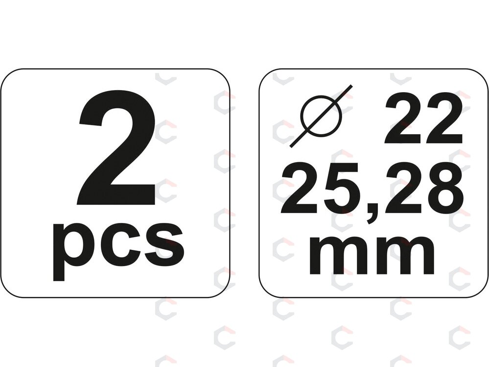 Vamzdelių valcavimo / platinimo įrankis | 22, 25, 28 mm (YT-2182) 3 Vamzdelių valcavimo / platinimo įrankis | 22, 25, 28 mm (YT-2182) 3