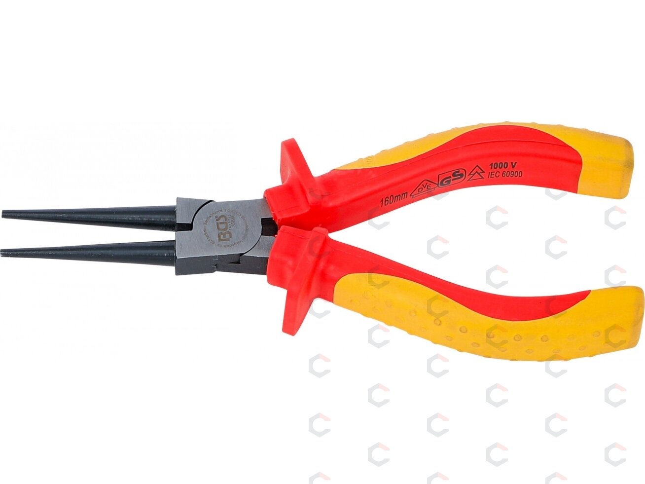 VDE apvalios nosies replės | 160 mm (35886B) 2