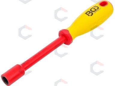 VDE atsuktuvas su galvute | Šešiakampis | 12 mm | Ašmenų ilgis 125 mm (71092) VDE atsuktuvas su galvute | Šešiakampis | 12 mm | Ašmenų ilgis 125 mm (71092)