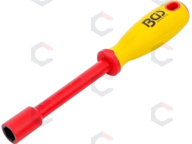 VDE atsuktuvas su galvute | Šešiakampis | 14 mm | Ašmenų ilgis 125 mm (71094) VDE atsuktuvas su galvute | Šešiakampis | 14 mm | Ašmenų ilgis 125 mm (71094)