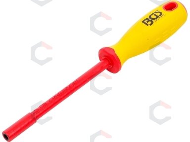 VDE atsuktuvas su galvute | Šešiakampis | 5 mm | Ašmenų ilgis 125 mm (71084) VDE atsuktuvas su galvute | Šešiakampis | 5 mm | Ašmenų ilgis 125 mm (71084)