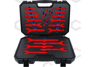 VDE atvirų raktų rinkinys | 6 - 32 mm | 20 vnt. (71085) VDE atvirų raktų rinkinys | 6 - 32 mm | 20 vnt. (71085)