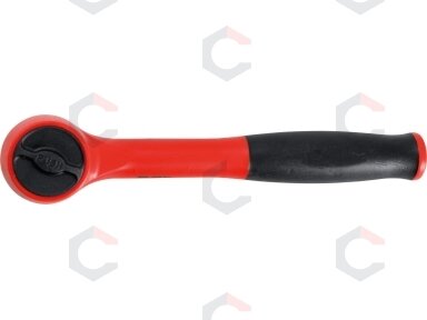 VDE reversinė terkšlė | smulkūs dantukai | 12.5 mm (1/2") | 1000 V (702) VDE reversinė terkšlė | smulkūs dantukai | 12.5 mm (1/2") | 1000 V (702)