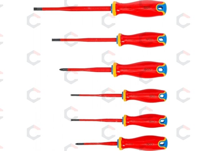 VDE atsuktuvų rinkinys | ypač plonas antgalis | 6 vnt. (35850) 3 VDE atsuktuvų rinkinys | ypač plonas antgalis | 6 vnt. (35850) 3