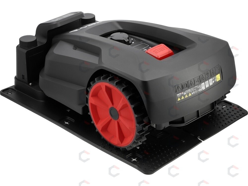 Vejos robotas YATO | laidinis perimetras | iki 500 m² | Wi-Fi, Bluetooth | 20 V (YT-852091) 12 Vejos robotas YATO | laidinis perimetras | iki 500 m² | Wi-Fi, Bluetooth | 20 V (YT-852091) 12