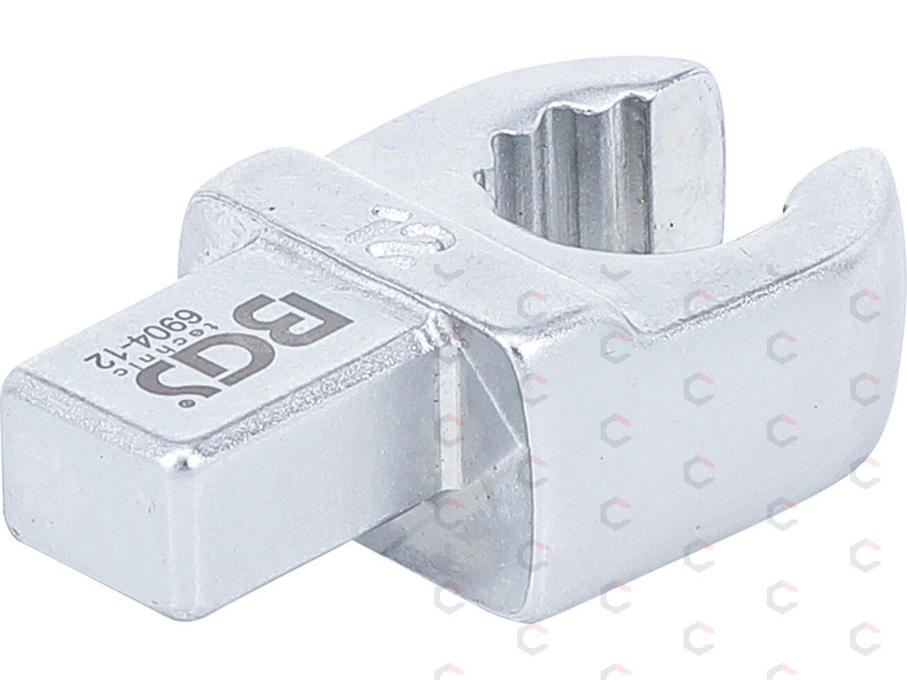 Veržliaraktis įstatomas kilpinis | atviras tipas | 12 mm (6904-12) 1 Veržliaraktis įstatomas kilpinis | atviras tipas | 12 mm (6904-12) 1