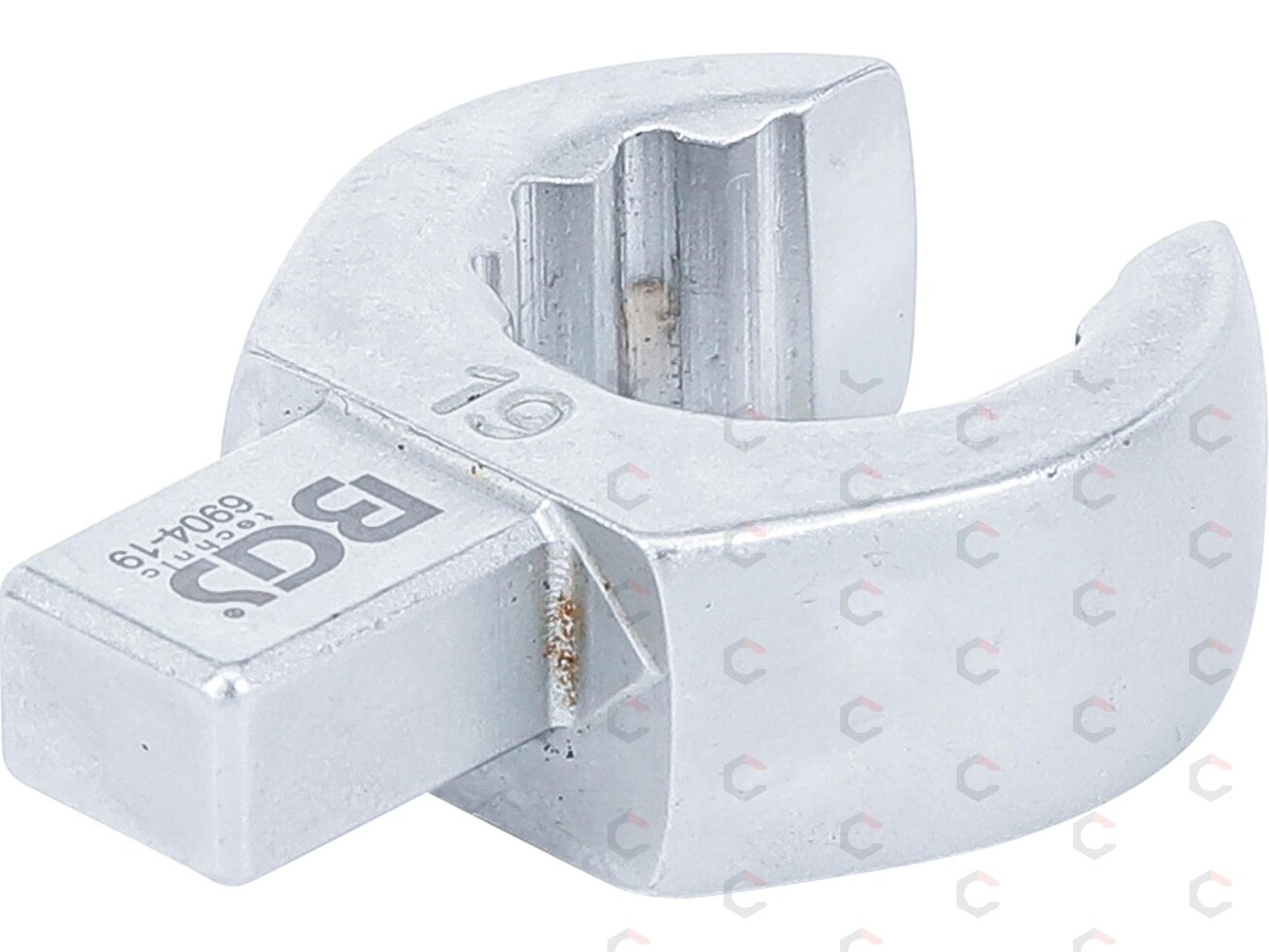 Veržliaraktis įstatomas kilpinis | atviras tipas | 19 mm (6904-19) 1 Veržliaraktis įstatomas kilpinis | atviras tipas | 19 mm (6904-19) 1