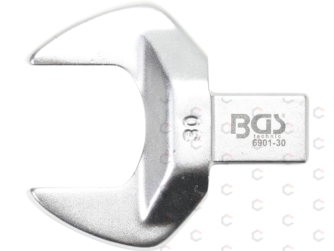Veržliaraktis įstatomas plokščias | atviras tipas | 30 mm (6901-30) Veržliaraktis įstatomas plokščias | atviras tipas | 30 mm (6901-30)