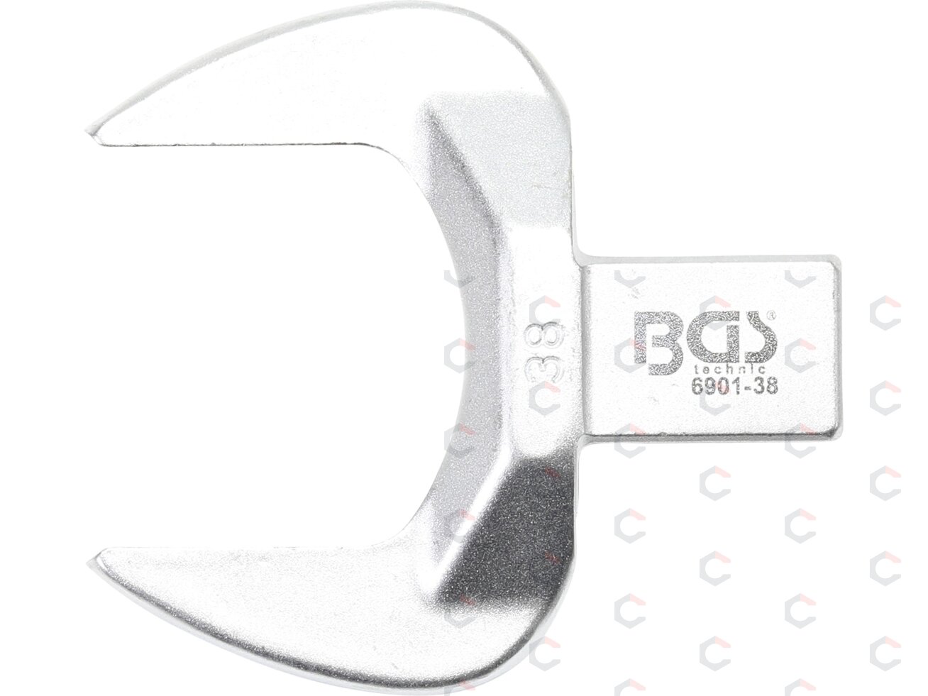 Veržliaraktis įstatomas plokščias | atviras tipas | 38 mm (6901-38)