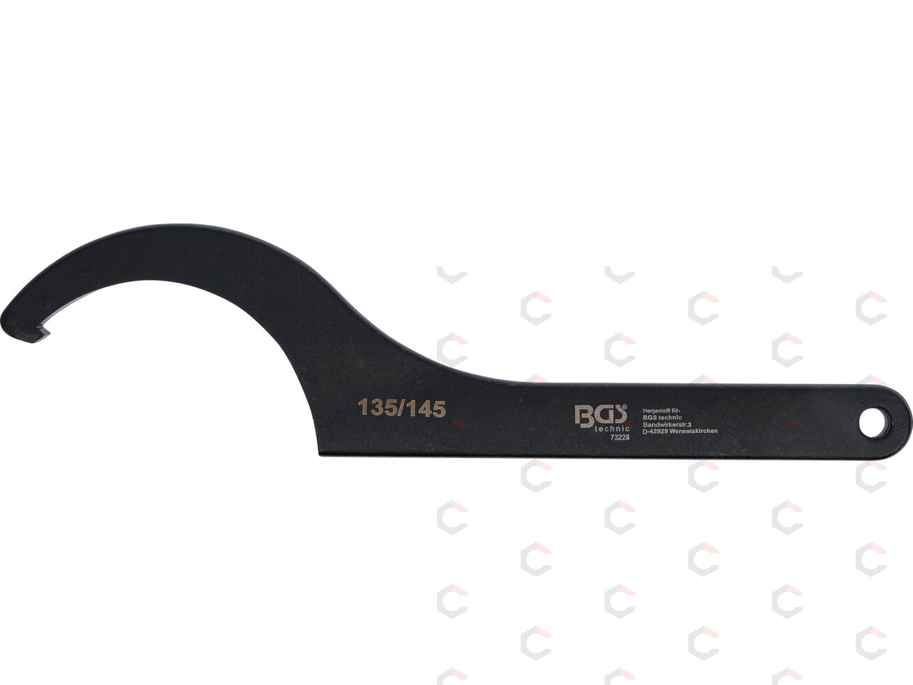 Veržliaraktis užmetamas | kablys | 135 - 145 mm (73223) 1 Veržliaraktis užmetamas | kablys | 135 - 145 mm (73223) 1
