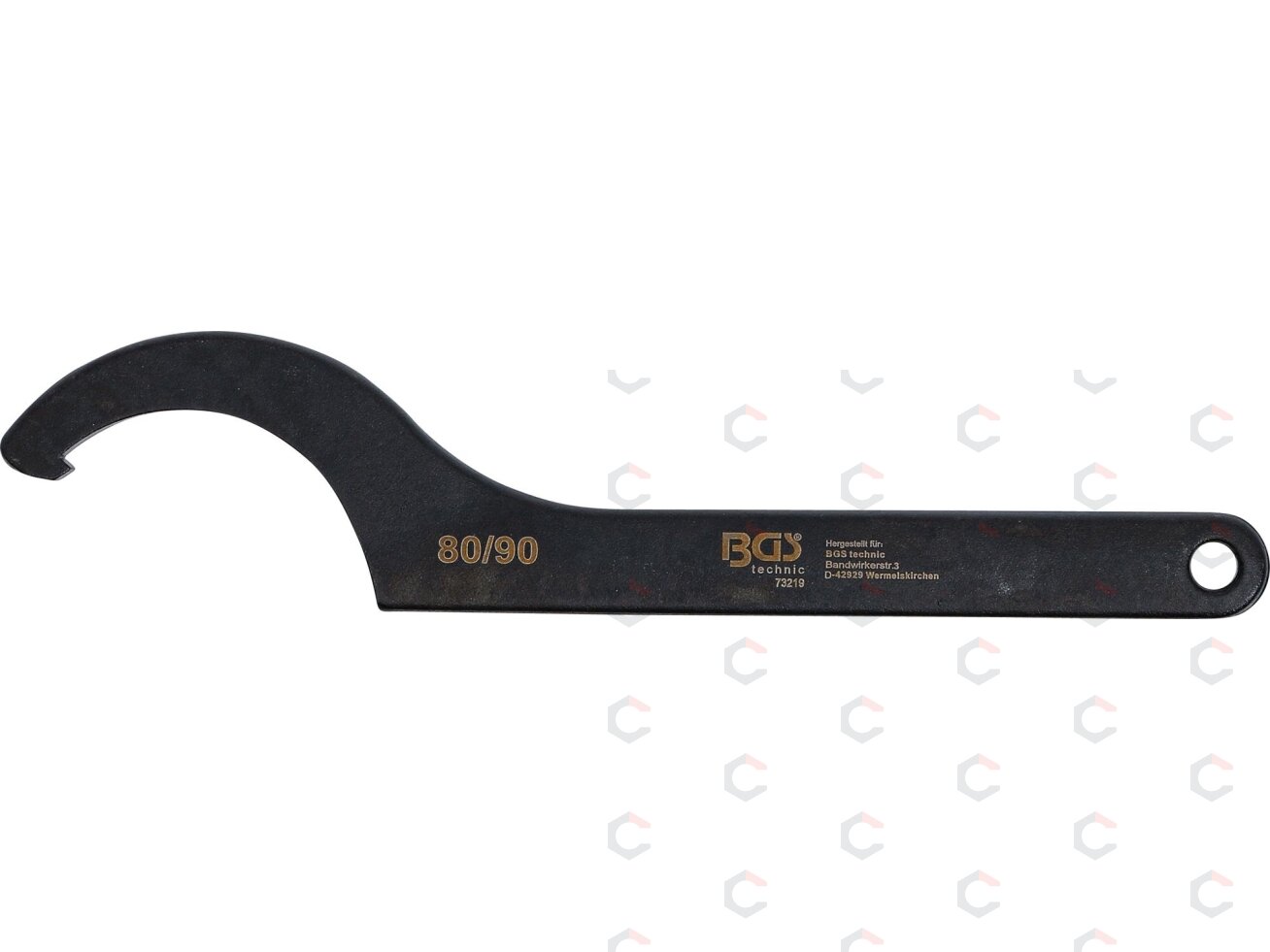 Veržliaraktis užmetamas | kablys | 80 - 90 mm (73219) 1 Veržliaraktis užmetamas | kablys | 80 - 90 mm (73219) 1