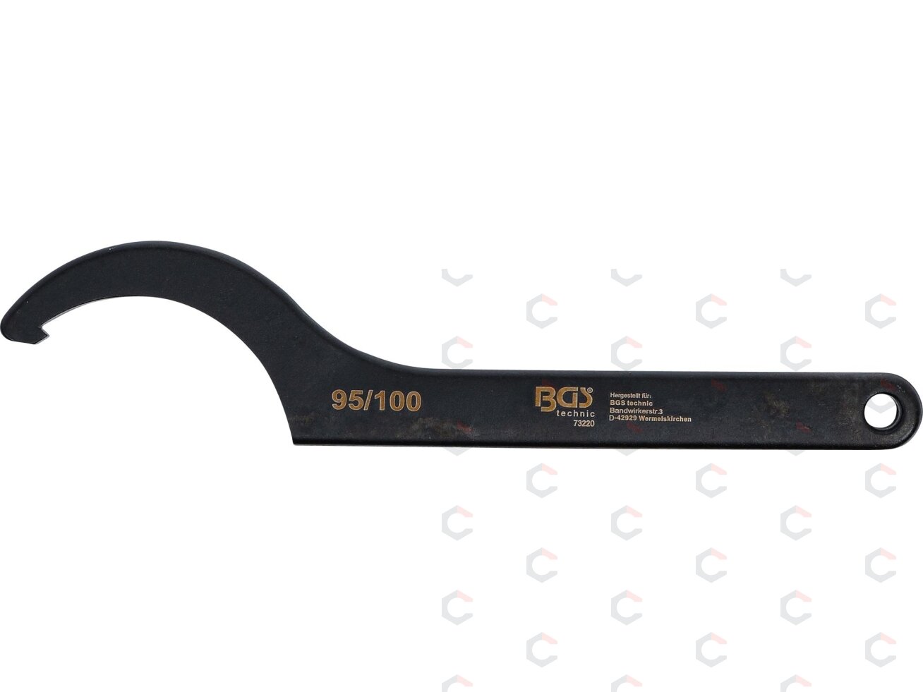 Veržliaraktis užmetamas | kablys | 95 - 100 mm (73220) 1 Veržliaraktis užmetamas | kablys | 95 - 100 mm (73220) 1
