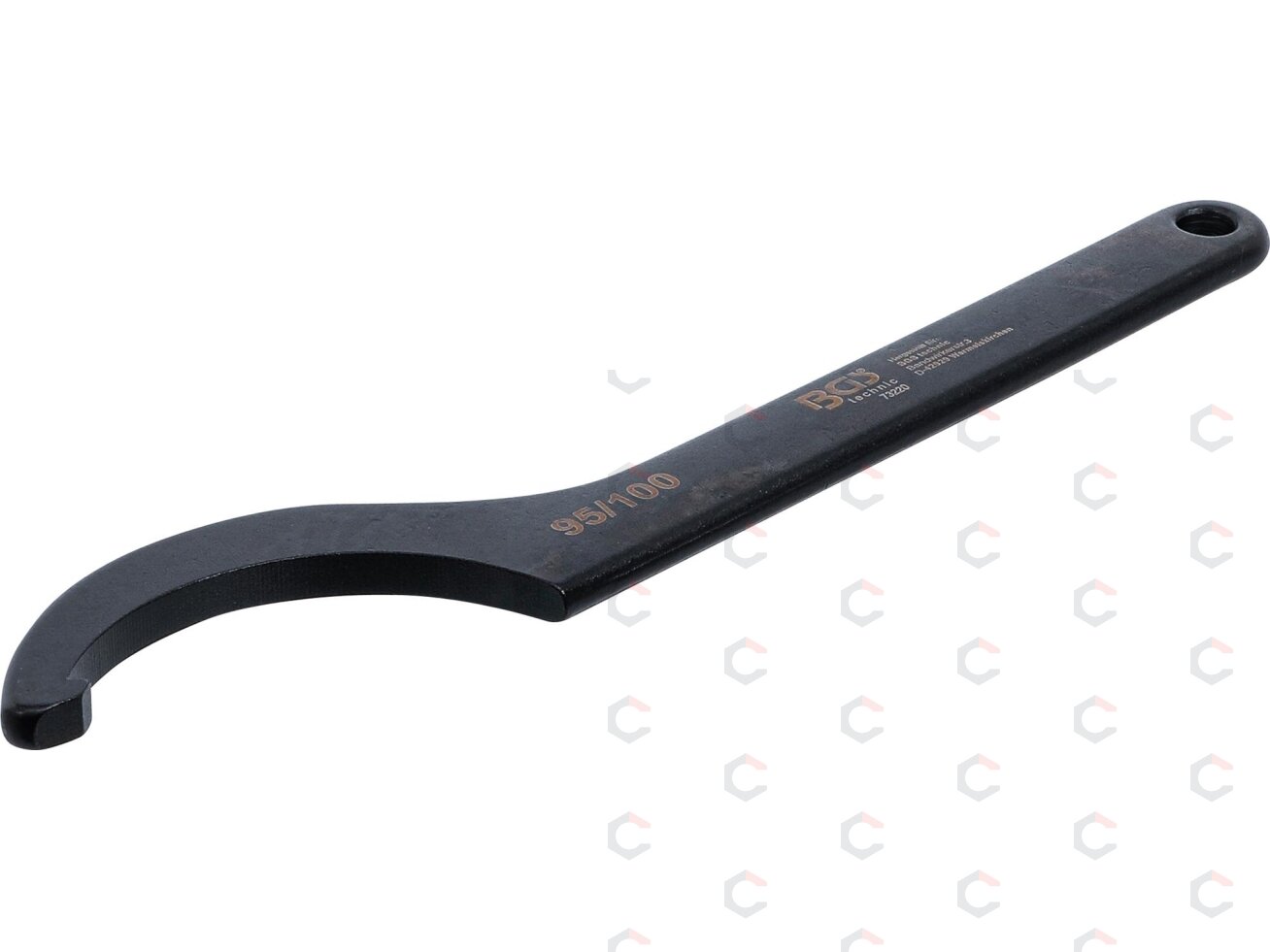 Veržliaraktis užmetamas | kablys | 95 - 100 mm (73220) Veržliaraktis užmetamas | kablys | 95 - 100 mm (73220)