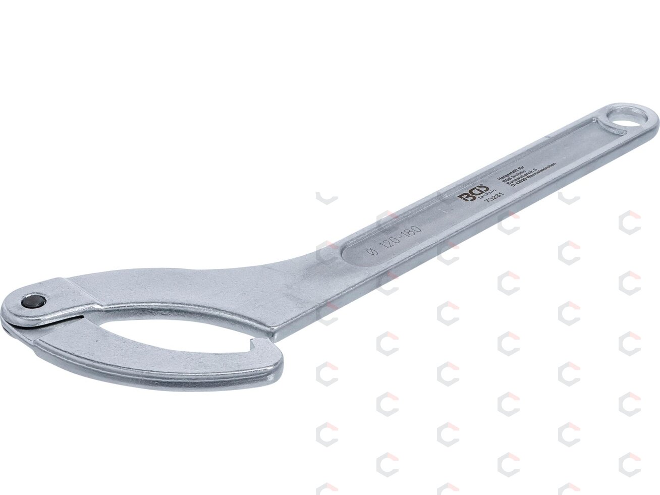 Veržliaraktis užmetamas reguliuojamas | kablys | 120 - 180 mm (73231) 1 Veržliaraktis užmetamas reguliuojamas | kablys | 120 - 180 mm (73231) 1
