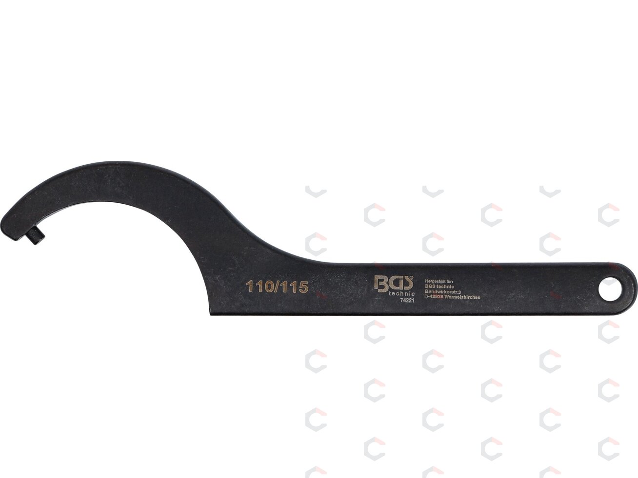 Veržliaraktis užmetamas | su antgaliu | 110 - 115 mm (74221B) 1 Veržliaraktis užmetamas | su antgaliu | 110 - 115 mm (74221B) 1
