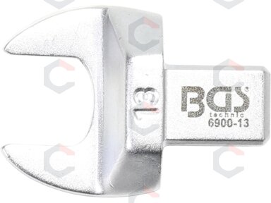 Veržliaraktis įstatomas plokščias | atviras tipas | 13 mm (6900-13) Veržliaraktis įstatomas plokščias | atviras tipas | 13 mm (6900-13)