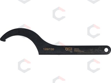 Veržliaraktis užmetamas | kablys | 120 - 130 mm (73222) Veržliaraktis užmetamas | kablys | 120 - 130 mm (73222)