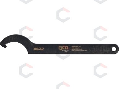 Veržliaraktis užmetamas | su antgaliu | 40 - 42 mm (74214) Veržliaraktis užmetamas | su antgaliu | 40 - 42 mm (74214)