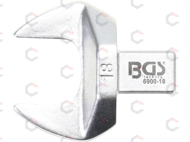 Veržliaraktis įstatomas plokščias | atviras tipas | 18 mm (6900-18) Veržliaraktis įstatomas plokščias | atviras tipas | 18 mm (6900-18)