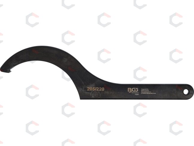 Veržliaraktis užmetamas | kablys | 205 - 220 mm (73226) 1 Veržliaraktis užmetamas | kablys | 205 - 220 mm (73226) 1