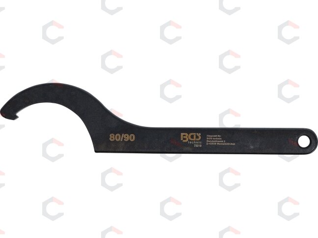 Veržliaraktis užmetamas | kablys | 80 - 90 mm (73219) 1 Veržliaraktis užmetamas | kablys | 80 - 90 mm (73219) 1