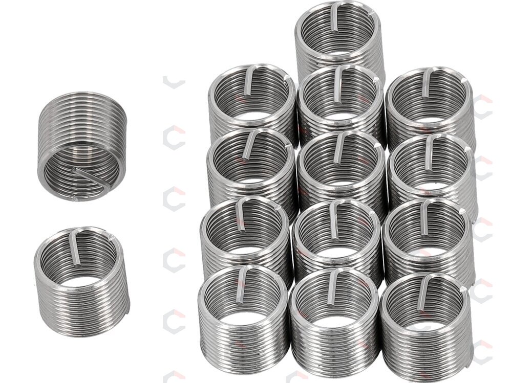 Vieliniai indėklai sriegiui | Helikoliai | M10X1,0 mm | 15 vnt. (YT-176821) 1 Vieliniai indėklai sriegiui | Helikoliai | M10X1,0 mm | 15 vnt. (YT-176821) 1