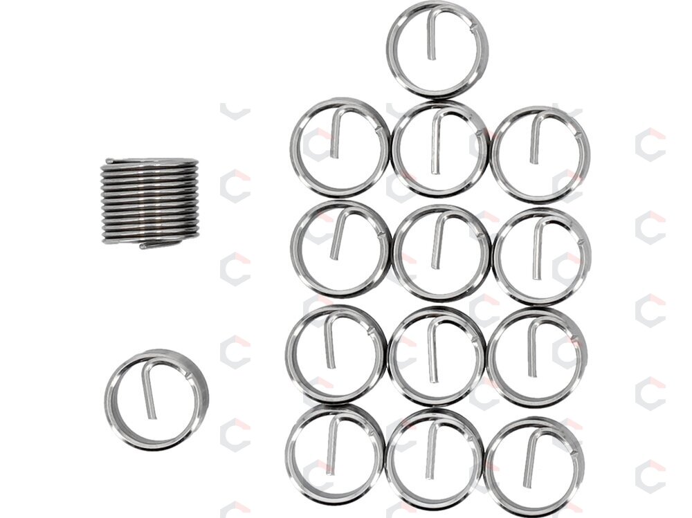 Vieliniai indėklai sriegiui | Helikoliai | M10X1,0 mm | 15 vnt. (YT-176821) Vieliniai indėklai sriegiui | Helikoliai | M10X1,0 mm | 15 vnt. (YT-176821)
