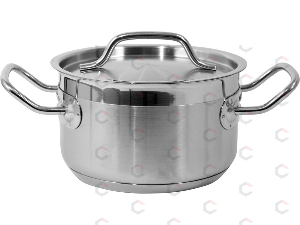 Vidutinio dydžio puodas su dangčiu | nerūdijančio plieno | 16 x 9,5 cm | 1,9 l (YG-00021) 1 Vidutinio dydžio puodas su dangčiu | nerūdijančio plieno | 16 x 9,5 cm | 1,9 l (YG-00021) 1