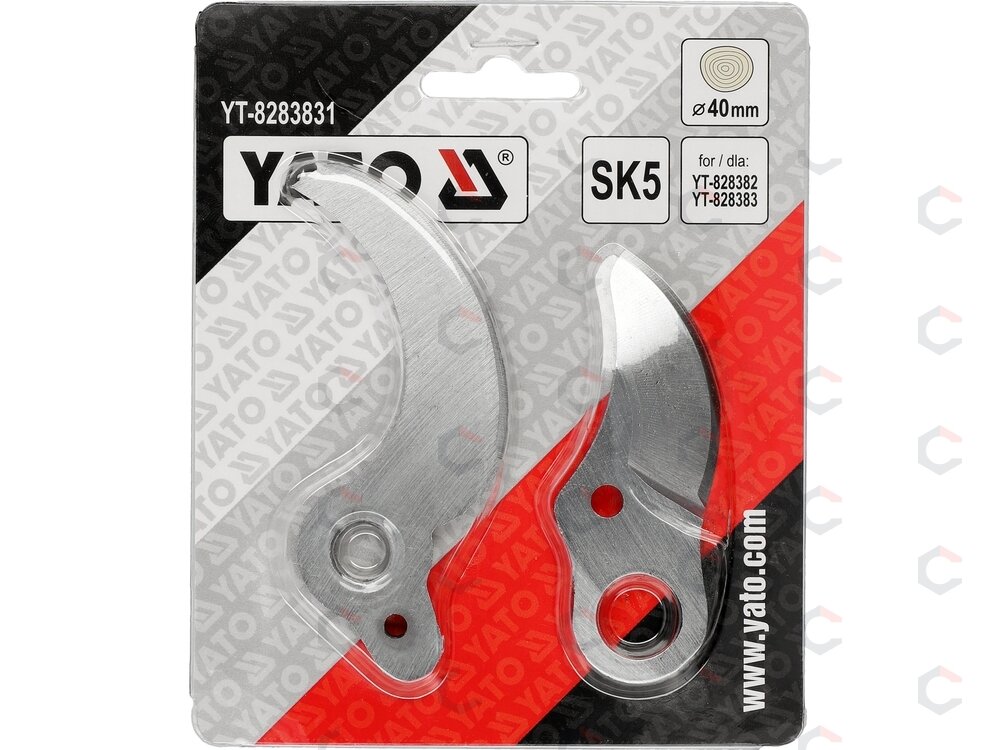 Viršutinis ir apatinis ašmenys sekatoriui YT-828382, YT-828383 (YT-8283831) 2 Viršutinis ir apatinis ašmenys sekatoriui YT-828382, YT-828383 (YT-8283831) 2