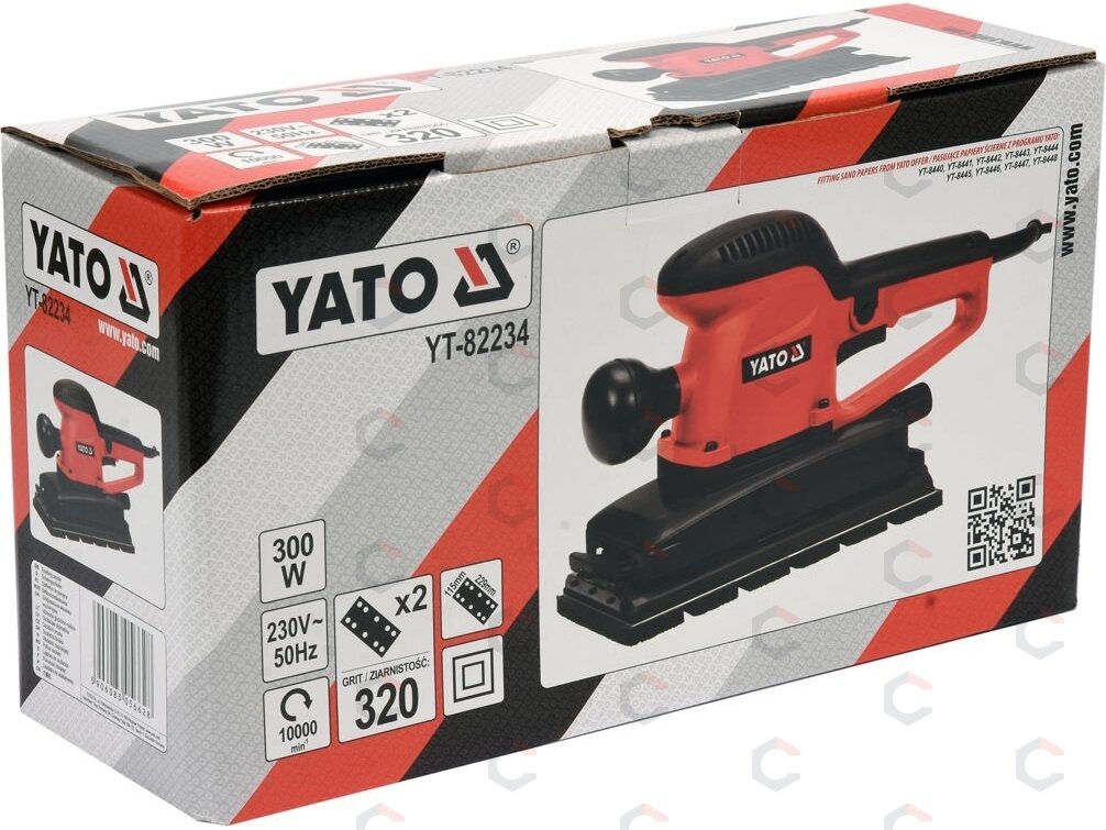 Vibratorius orbitinis | 115 X 229 mm | 300W (YT-82234) 2 Vibratorius orbitinis | 115 X 229 mm | 300W (YT-82234) 2