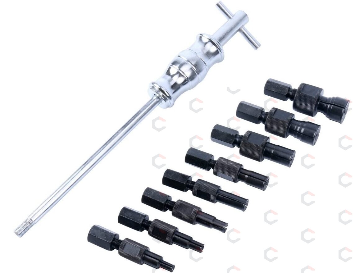 Vidinių nuėmėjų rinkinys su atbuliniu plaktuku | 8-32 mm | 9 vnt. (SK1014) 1 Vidinių nuėmėjų rinkinys su atbuliniu plaktuku | 8-32 mm | 9 vnt. (SK1014) 1