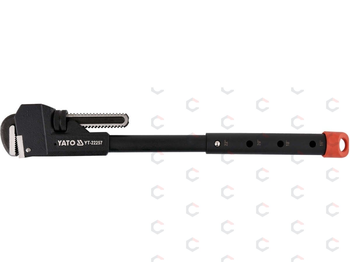 Vienos rankos vamzdžių veržliaraktis | teleskopinis | 400-550 mm (YT-22257) 1 Vienos rankos vamzdžių veržliaraktis | teleskopinis | 400-550 mm (YT-22257) 1