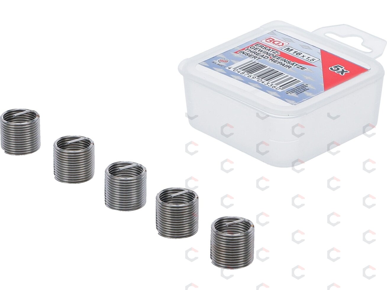 Vieliniai indėklai sriegiui | Helikoliai | M16 x 1,5 mm | 5 vnt. (9432-1) Vieliniai indėklai sriegiui | Helikoliai | M16 x 1,5 mm | 5 vnt. (9432-1)