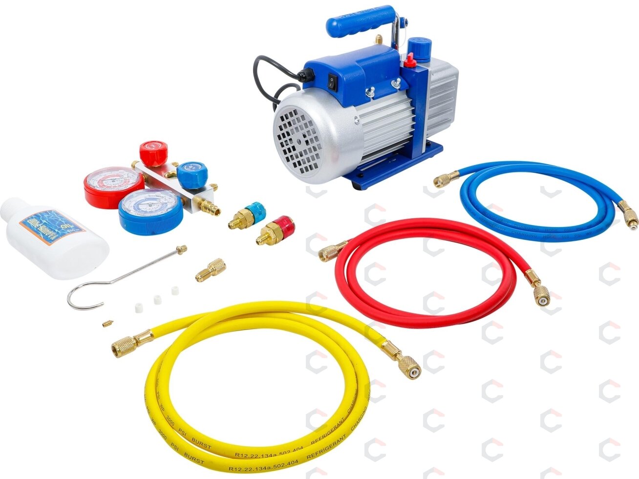 Vienpakopis vakuumo siurblys BGS | 57 l/min | 0,25 kW | R12, R22, R134a (74263) 1 Vienpakopis vakuumo siurblys BGS | 57 l/min | 0,25 kW | R12, R22, R134a (74263) 1