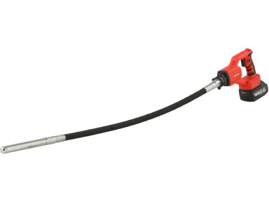 Akumuliatorinis betono vibratorius 18 V, 28 mm, 1,2 m, bešepetėlis, su 4 Ah akumuliatoriumi ir įkrovikliu YATO (YT-826023)