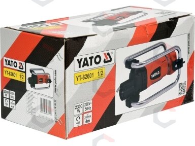 Vibratorius betonui | žarna 4 m / 35 mm | 2300W (YT-82601) Vibratorius betonui | žarna 4 m / 35 mm | 2300W (YT-82601)