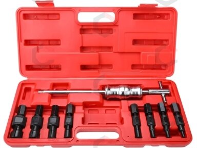 Vidinių nuėmėjų rinkinys su atbuliniu plaktuku | 8-32 mm | 9 vnt. (SK1014) Vidinių nuėmėjų rinkinys su atbuliniu plaktuku | 8-32 mm | 9 vnt. (SK1014)