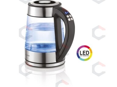 Virdulys stiklinis | Led | temperatūros kontrolė | 1.7 l (68173) Virdulys stiklinis | Led | temperatūros kontrolė | 1.7 l (68173)