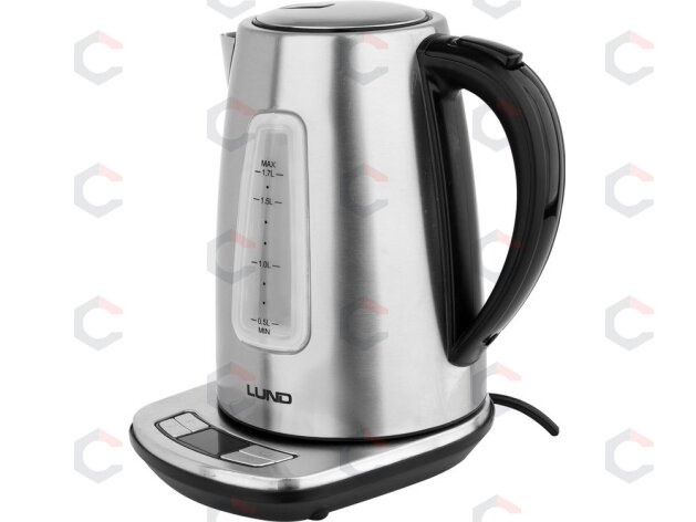 Virdulys su baze | Nerūdijantis plienas | temperatūros kontrolė | 1.7 l (68195) 1 Virdulys su baze | Nerūdijantis plienas | temperatūros kontrolė | 1.7 l (68195) 1