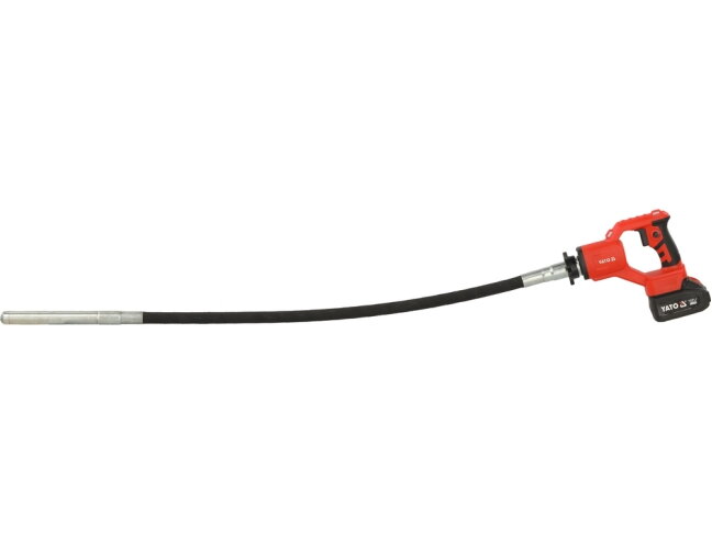 Akumuliatorinis betono vibratorius 18 V, 28 mm, 1,2 m, bešepetėlis, be akumuliatoriaus ir įkroviklio YATO (YT-826024) 3 Akumuliatorinis betono vibratorius 18 V, 28 mm, 1,2 m, bešepetėlis, be akumuliatoriaus ir įkroviklio YATO (YT-826024) 3