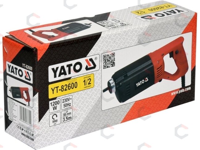 Vibratorius betonui | žarna 3 m / 35 mm | 1200W (YT-82600) 2 Vibratorius betonui | žarna 3 m / 35 mm | 1200W (YT-82600) 2