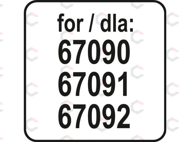 Vidinis vakuumo filtras | dulkių siurbliui 67090, 67091, 67092 (67095) 4