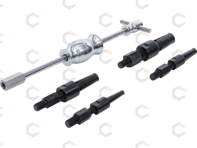 Vidinių guolių nuėmėjų rinkinys su atbuliniu plaktuku | 10–32 mm | 5 vnt. (8598) 1