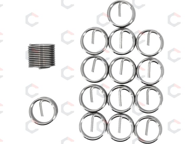 Vieliniai indėklai sriegiui | Helikoliai | M10X1,0 mm | 15 vnt. (YT-176821) Vieliniai indėklai sriegiui | Helikoliai | M10X1,0 mm | 15 vnt. (YT-176821)