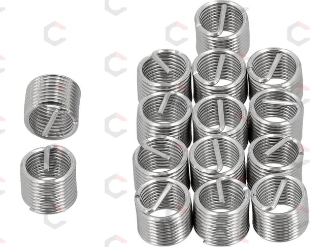 Vieliniai indėklai sriegiui | Helikoliai | M10X1,25 mm | 15 vnt. (YT-176831) 1 Vieliniai indėklai sriegiui | Helikoliai | M10X1,25 mm | 15 vnt. (YT-176831) 1