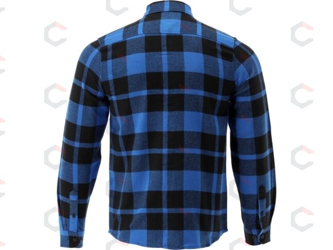 Vyriški flaneliniai marškiniai mėlyni | 100% medvilnė | 2XL dydis (YT-78810) 3 Vyriški flaneliniai marškiniai mėlyni | 100% medvilnė | 2XL dydis (YT-78810) 3